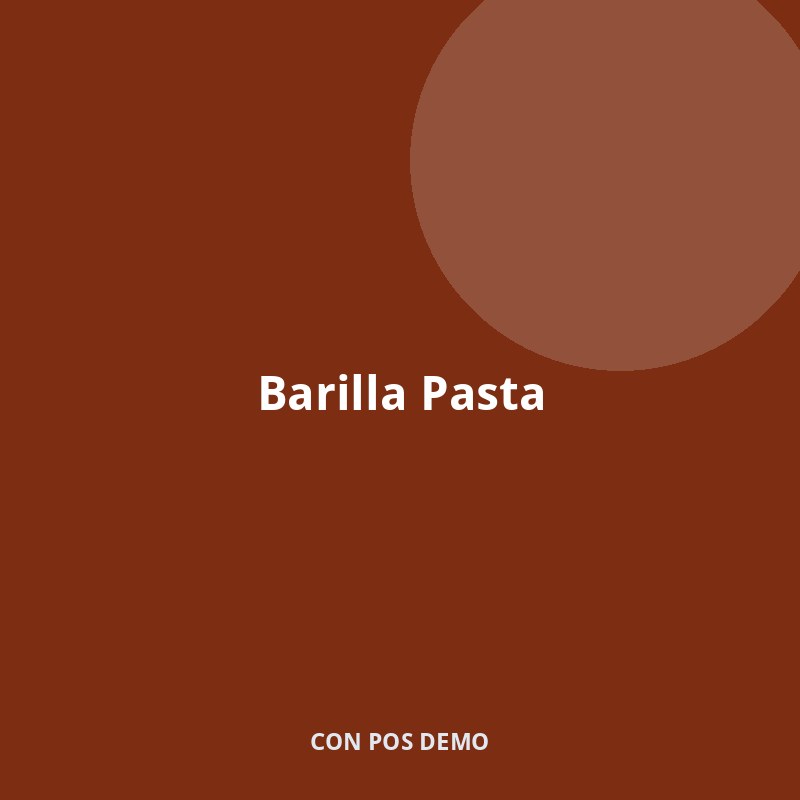 Barilla Pasta