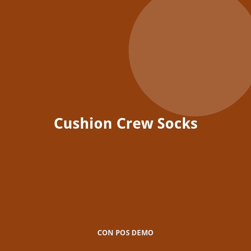Cushion Crew Socks