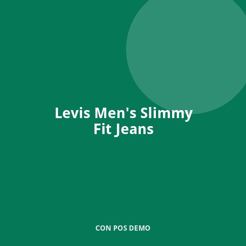 Levis Men's Slimmy Fit Jeans