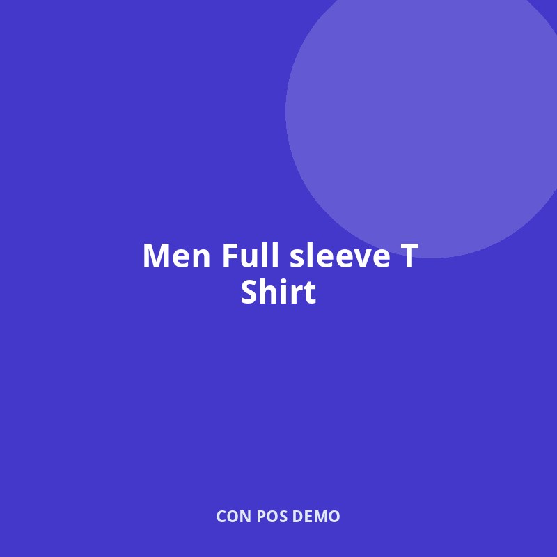 Men Full sleeve T Shirt