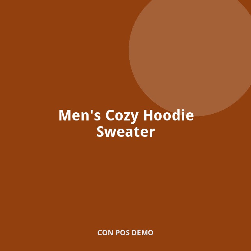 Men's Cozy Hoodie Sweater