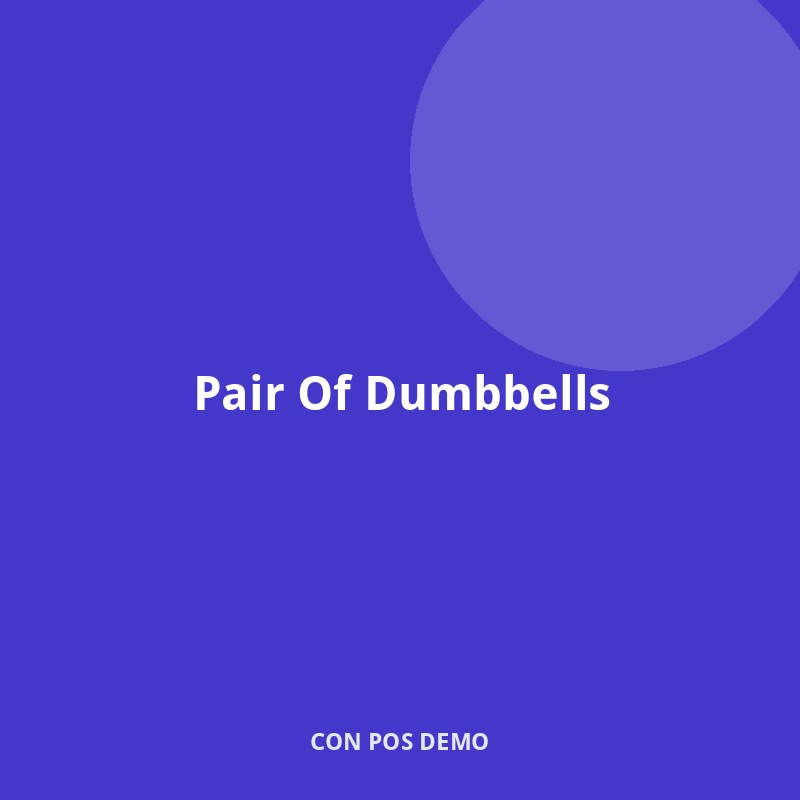 Pair Of Dumbbells