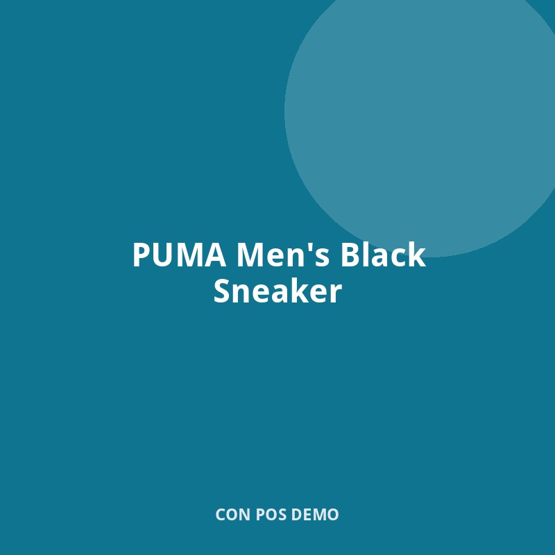 PUMA Men's Black Sneaker