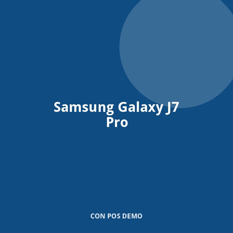 Samsung Galaxy J7 Pro