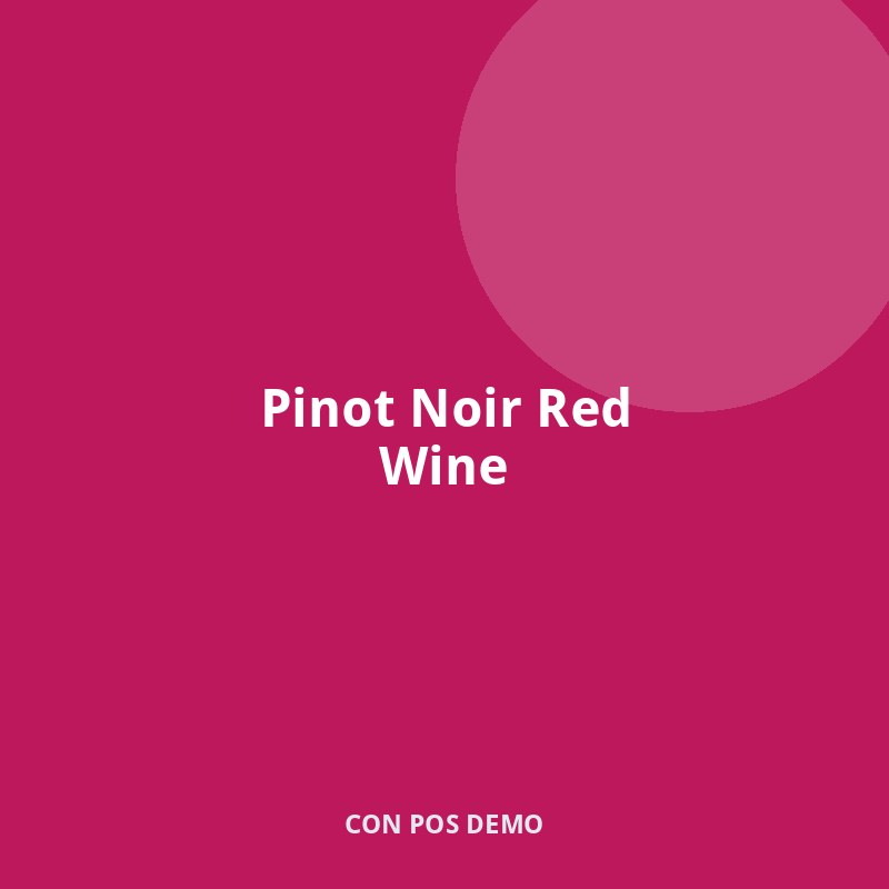 Pinot Noir Red Wine